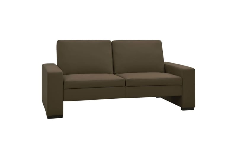 Sovesofa Kunstlæder Brun - Brun - Møbler - Sofaer - Sovesofaer - 2 personers sovesofa