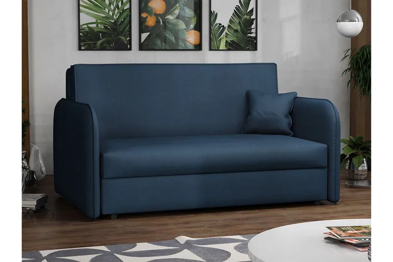 Viva Sovesofa - Mørkeblå - Møbler - Sofaer - Sovesofaer - 2 personers sovesofa