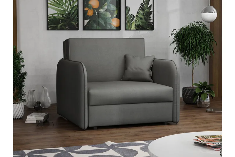 Viva Sovestol - Grå - Møbler - Sofaer - Sovesofaer - 2 personers sovesofa