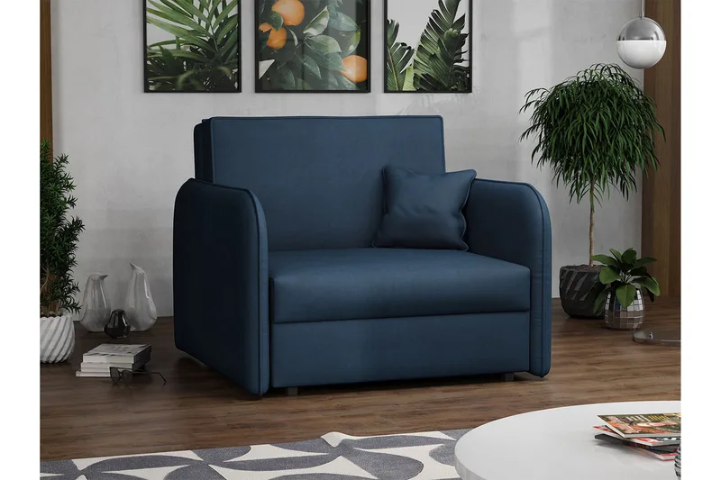 Viva Sovestol - Mørkeblå - Møbler - Sofaer - Sovesofaer - 2 personers sovesofa