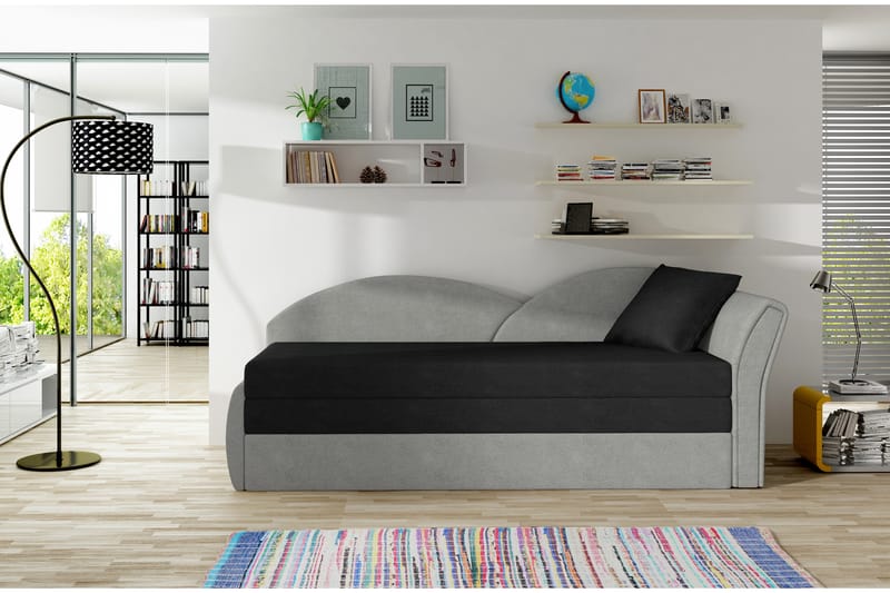 Chasidi sovesofa - Sort/Hvid - Sovesofaer - 3 personers sovesofa