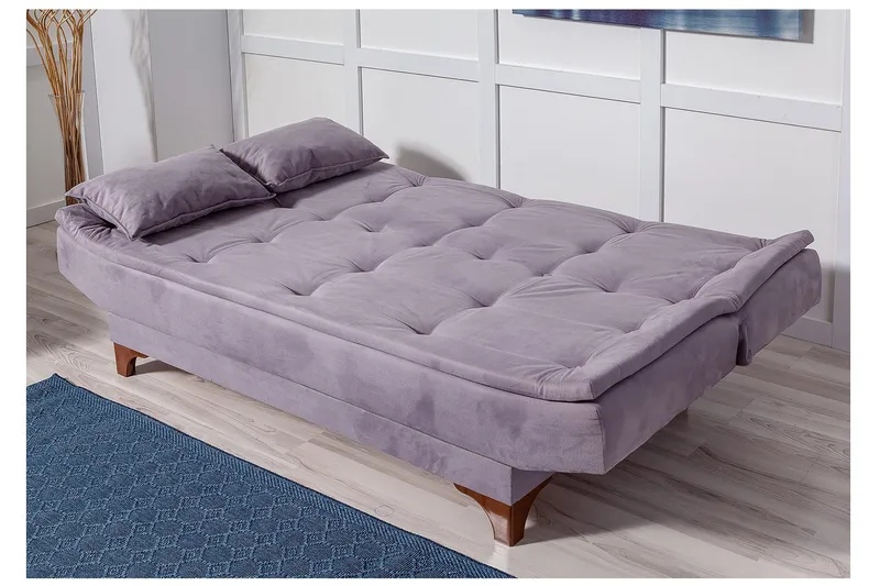 Elsis 3-personers sovesofa - Grå - Møbler - Sofaer - Sovesofaer - 3 personers sovesofa