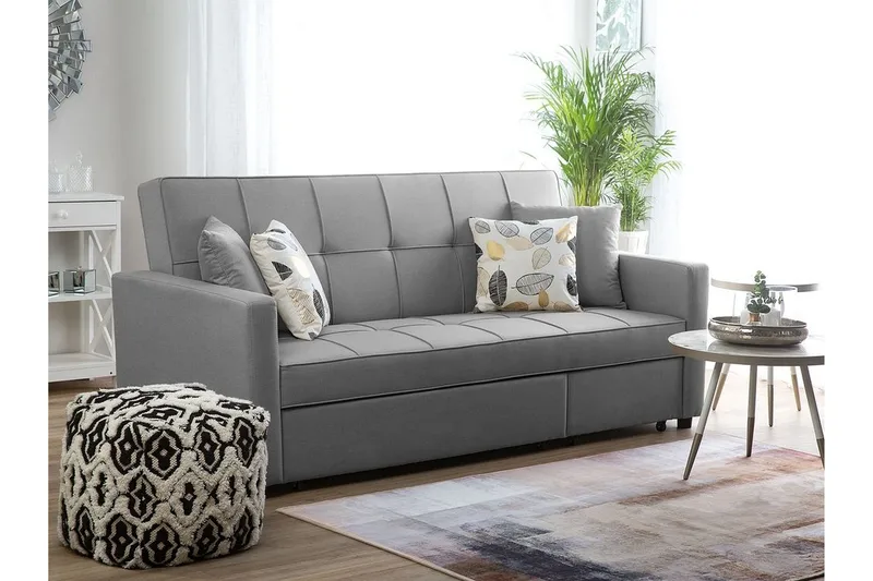 Glomma sovesofa 207 cm - Grå - Møbler - Sofaer - Sovesofaer - 3 personers sovesofa