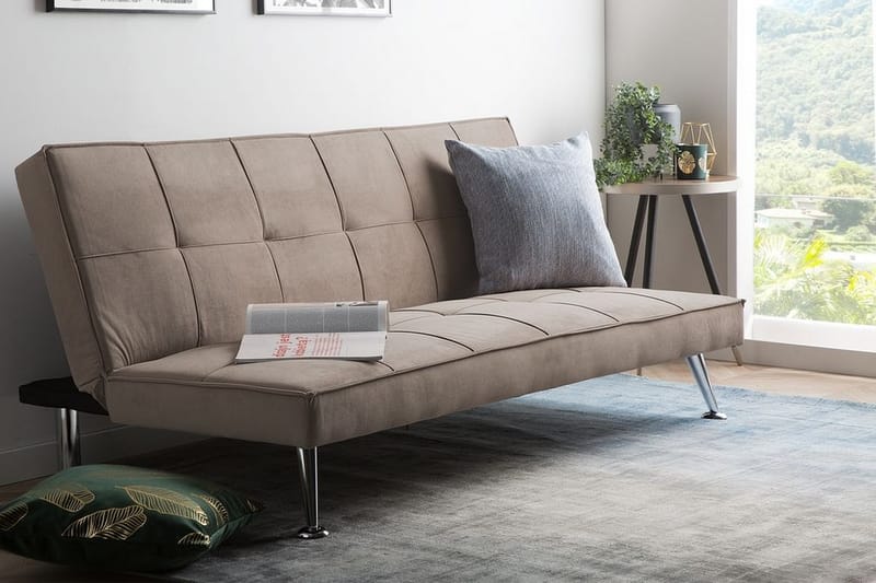 Hasle sovesofa 168 cm - Beige - Sovesofaer - 3 personers sovesofa