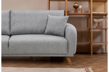 Malkiat Sovesofa - Grå - Møbler - Sofaer - Sovesofaer - 3 personers sovesofa