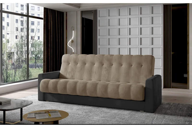 Masin 3-personers Sovesofa, Grå