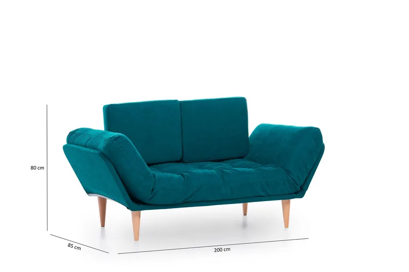 Mezonzo 3-Pers. Sovesofa - Grøn - Møbler - Sofaer - Sovesofaer - 3 personers sovesofa
