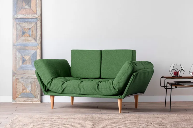 Mezonzo 3-Pers. Sovesofa - Grøn - Møbler - Sofaer - Sovesofaer - 3 personers sovesofa
