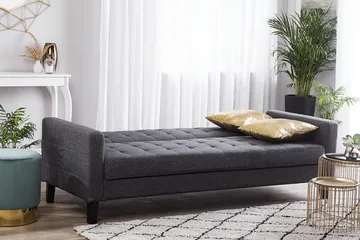 Vehkoo 3-personers Sovesofa 108x178 cm i Stof - Grå - Møbler - Sofaer - Sovesofaer - 3 personers sovesofa