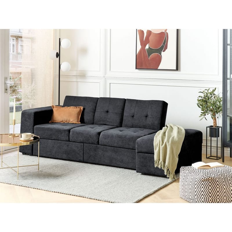 3-personers sofa Falster - Sort - Møbler - Sofaer - Sovesofaer