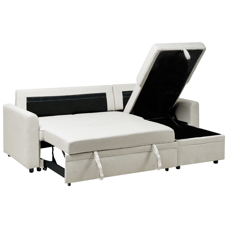 3-personers sofa Nassjo venstrevendt - Lys beige - Møbler - Sofaer - Sovesofaer