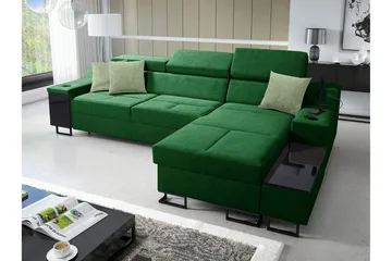3-Pers. Sovesofa Højre - Grøn - Møbler - Sofaer - Sovesofaer