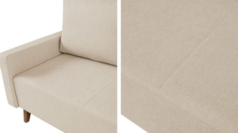 3-personers sovesofa OVIEDO Verita 98 - Sort - Møbler - Sofaer - Sovesofaer