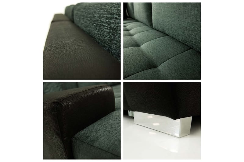 3-Pers. Sovesofa Universal - Sort - Sovesofaer - Sovesofa chaiselong