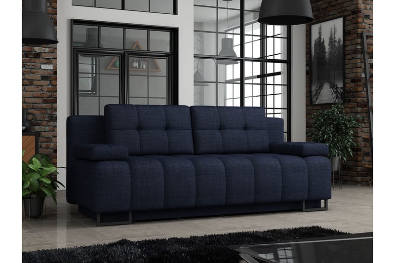 3-pers. Sovesofa - Blå - Møbler - Sofaer - Sovesofaer
