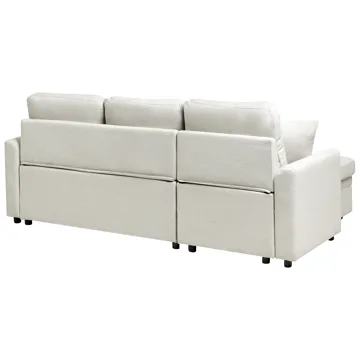 3-personers sofa Nassjo højrevendt - Lysbeige - Møbler - Sofaer - Sovesofaer