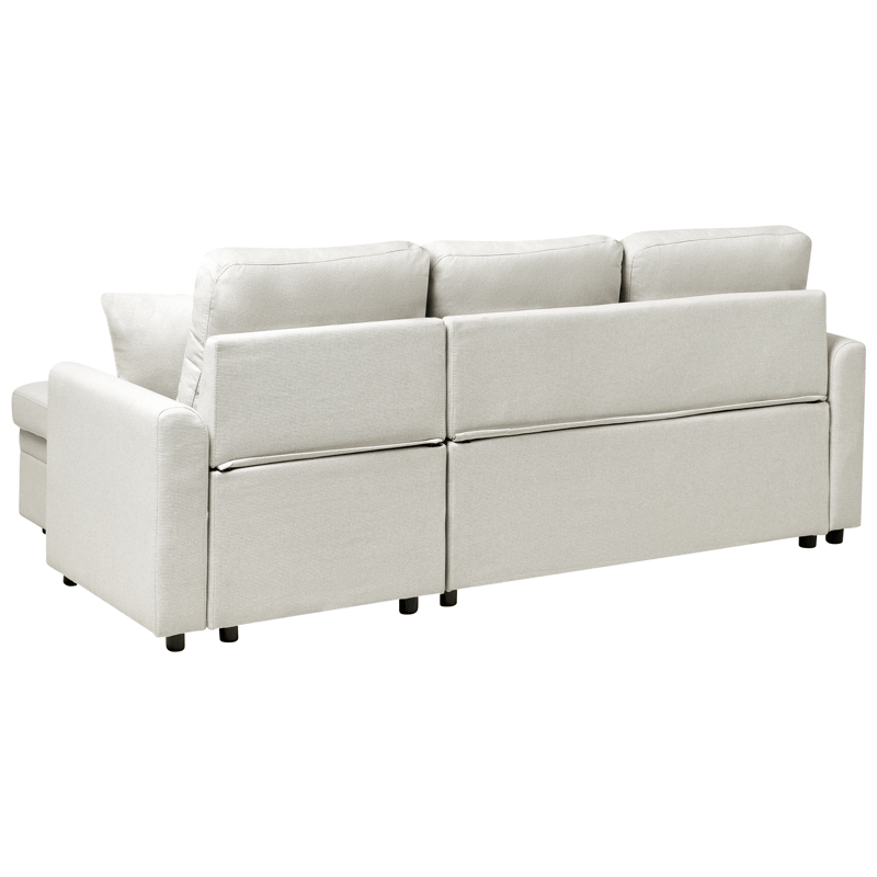 3-personers sofa Nassjo venstrevendt - Lys beige - Møbler - Sofaer - Sovesofaer
