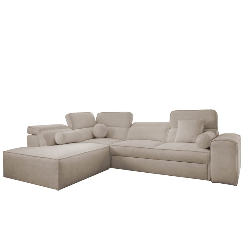 3-personers sovesofa med chaiselong VITO Velo 623 Venstrevendt, beige