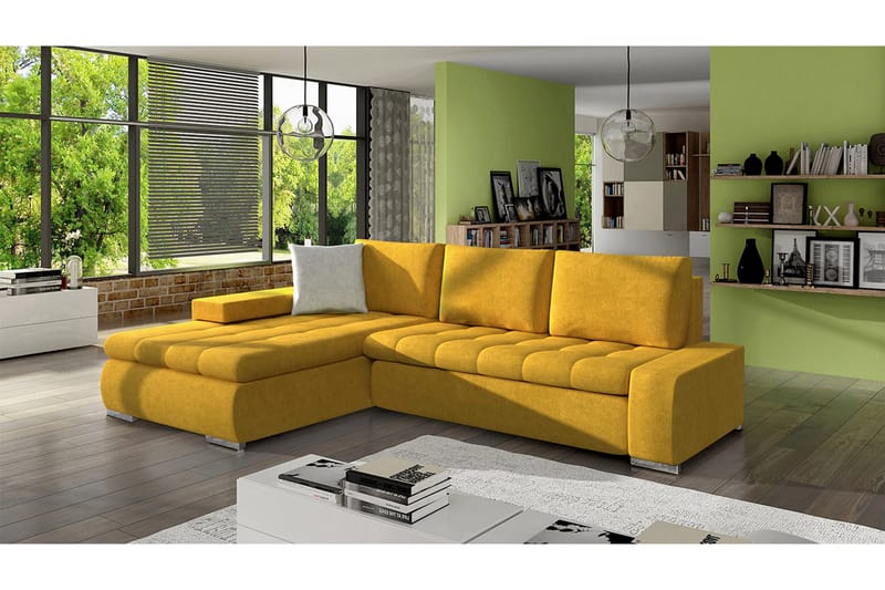 3-Pers. Sovesofa Universal - Gul - Sovesofaer - Sovesofa chaiselong