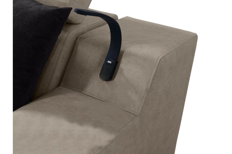 3-Pers. Sovesofa Højre - Beige - Møbler - Sofaer - Sovesofaer