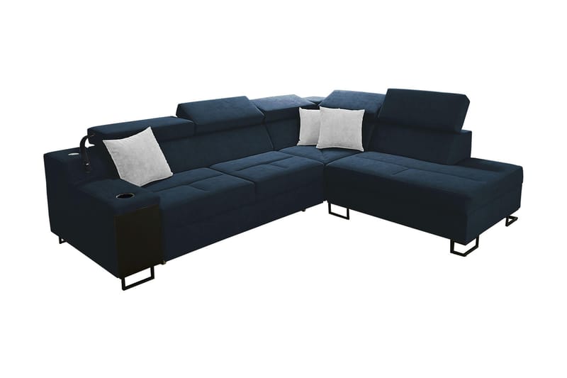 3-Pers. Sovesofa Højre - Blå - Møbler - Sofaer - Sovesofaer