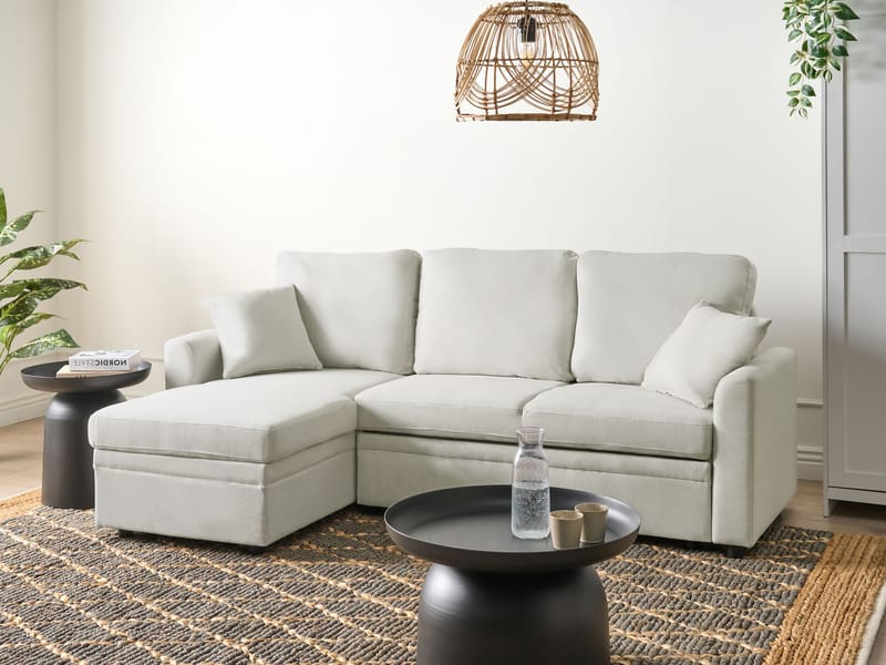 3-personers sofa Nassjo højrevendt - Lysbeige - Møbler - Sofaer - Sovesofaer