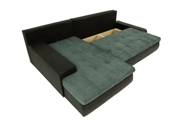 3-personers Hjørnesovesofa Cerys Mini - Læder / lyserød - Møbler - Sofaer - Sovesofaer