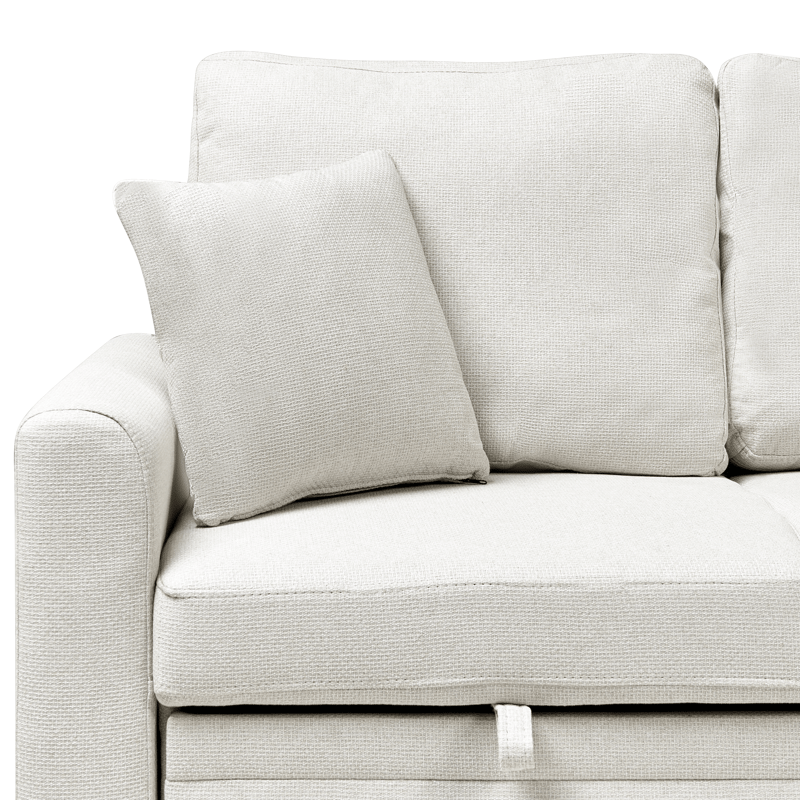 3-personers sofa Nassjo venstrevendt - Lys beige - Møbler - Sofaer - Sovesofaer