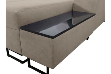 3-Pers. Sovesofa Højre - Sort - Møbler - Sofaer - Sovesofaer