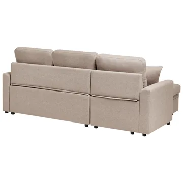3-personers sofa Nassjo højrevendt - Lysebrun - Møbler - Sofaer - Sovesofaer