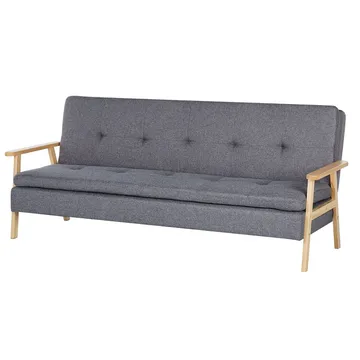 3-personers sofa Tjorn - Grå, lyst træ - Møbler - Sofaer - Sovesofaer