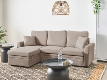 3-personers sofa Nassjo højrevendt - Lysebrun - Møbler - Sofaer - Sovesofaer