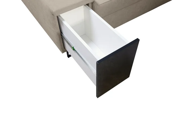 3-Pers. Sovesofa Venstre - Beige - Møbler - Sofaer - Sovesofaer