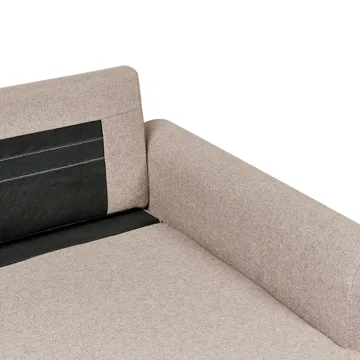 3-personers sofa Nassjo venstrevendt - Lysebrun - Møbler - Sofaer - Sovesofaer