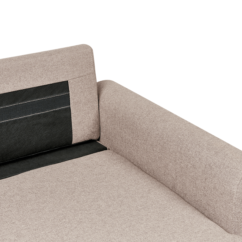 3-personers sofa Nassjo venstrevendt - Lysebrun - Møbler - Sofaer - Sovesofaer