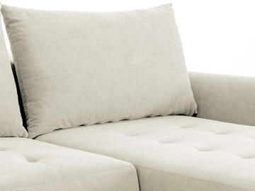 3-personers sovesofa med divan BUENO Cruz 15 Venstrevendt - Mørk beige - Møbler - Sofaer - Sovesofaer