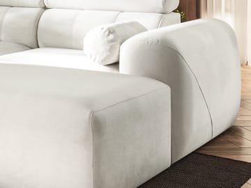 3-personers sovesofa med divan VOLARE Velo 621 Højrevendt - Hvid - Møbler - Sofaer - Sovesofaer