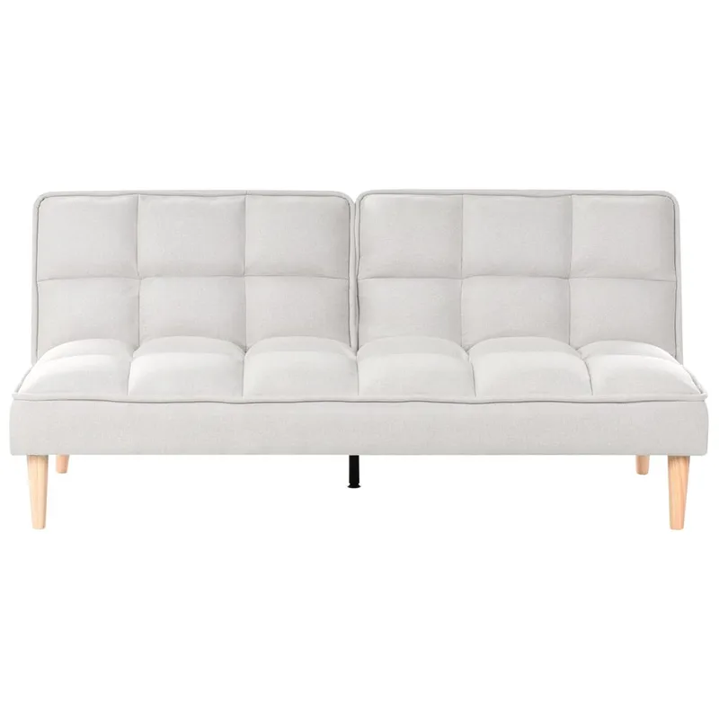 3-personers sofa Siljan - Hvid, lyst træ - Møbler - Sofaer - Sovesofaer