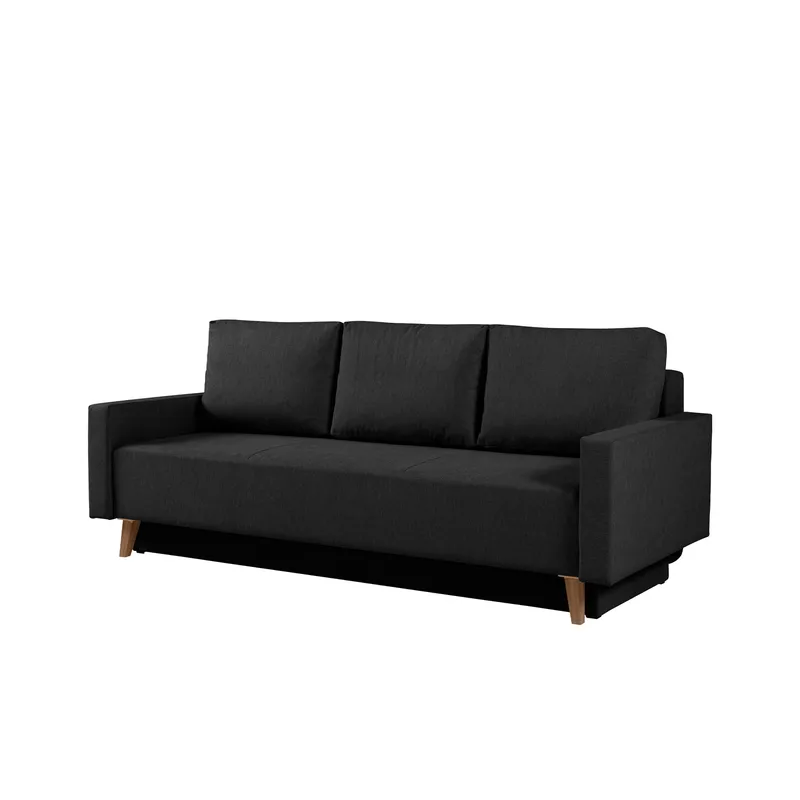 3-personers sovesofa OVIEDO Verita 98, Sort