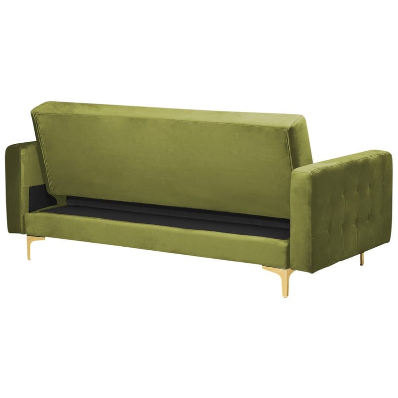 3-personers sofa Aberdeen - Grønt, guld/Fløjl - Møbler - Sofaer - Sofagrupper