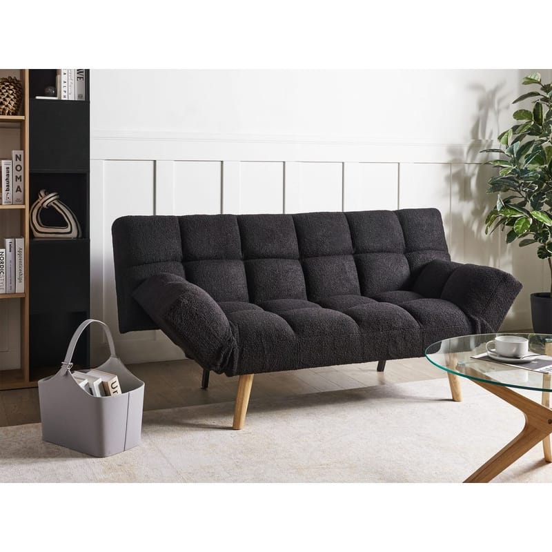 3-personers sofa Ingaro - Sort, lyst træ - Møbler - Sofaer - Sofagrupper