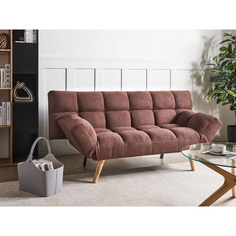 3-personers sofa Ingaro - Brun, lyst træ - Møbler - Sofaer - Sofagrupper