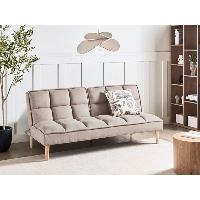 3-personers sofa Siljan - Brun, lyst træ - Møbler - Sofaer - Sovesofaer