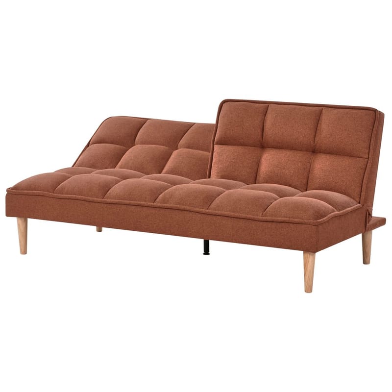 3-personers sofa Siljan - Guldbrun, lyst træ - Møbler - Sofaer - Sovesofaer
