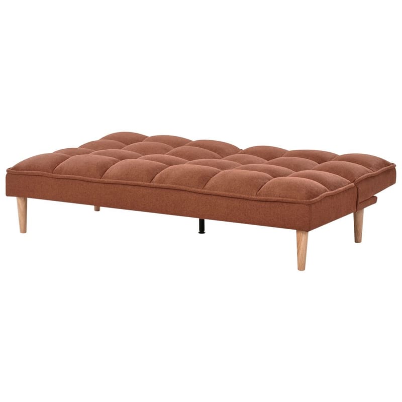 3-personers sofa Siljan - Guldbrun, lyst træ - Møbler - Sofaer - Sovesofaer