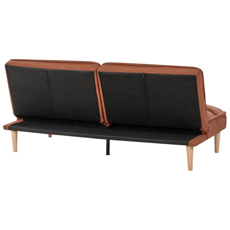 3-personers sofa Siljan - Guldbrun, lyst træ - Møbler - Sofaer - Sovesofaer