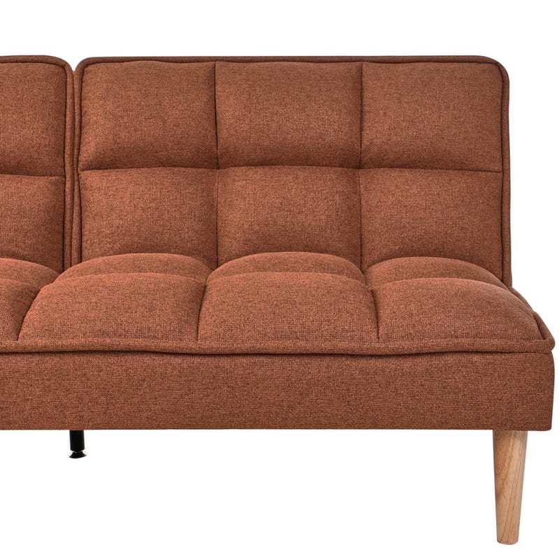 3-personers sofa Siljan - Guldbrun, lyst træ - Møbler - Sofaer - Sovesofaer