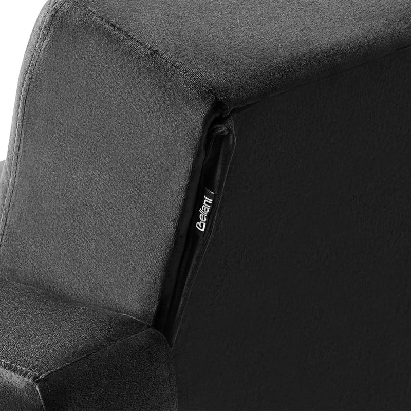 3-personers sofa Aberdeen - Sort, guld/fløjl - Møbler - Sofaer - Sofagrupper