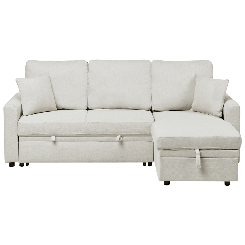 3-personers sofa Nassjo venstrevendt, Lys beige