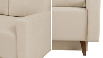 3-personers sovesofa med divan OVIEDO Verita 75 - Mørkegrøn - Møbler - Sofaer - Sovesofaer
